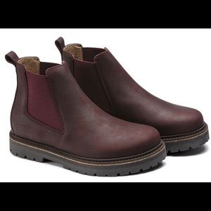New Birkenstock Stalon Boots in Burgundy 7-7.5